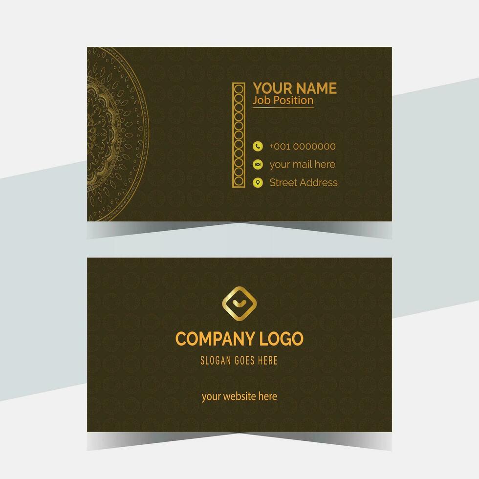 Business Card Design vector