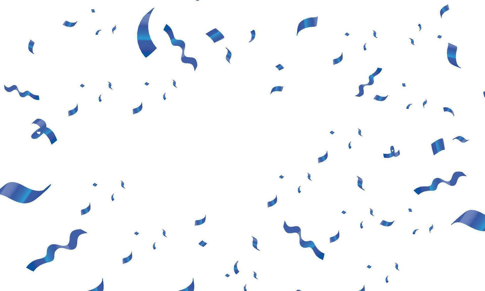 Vector realistic blue confetti background design