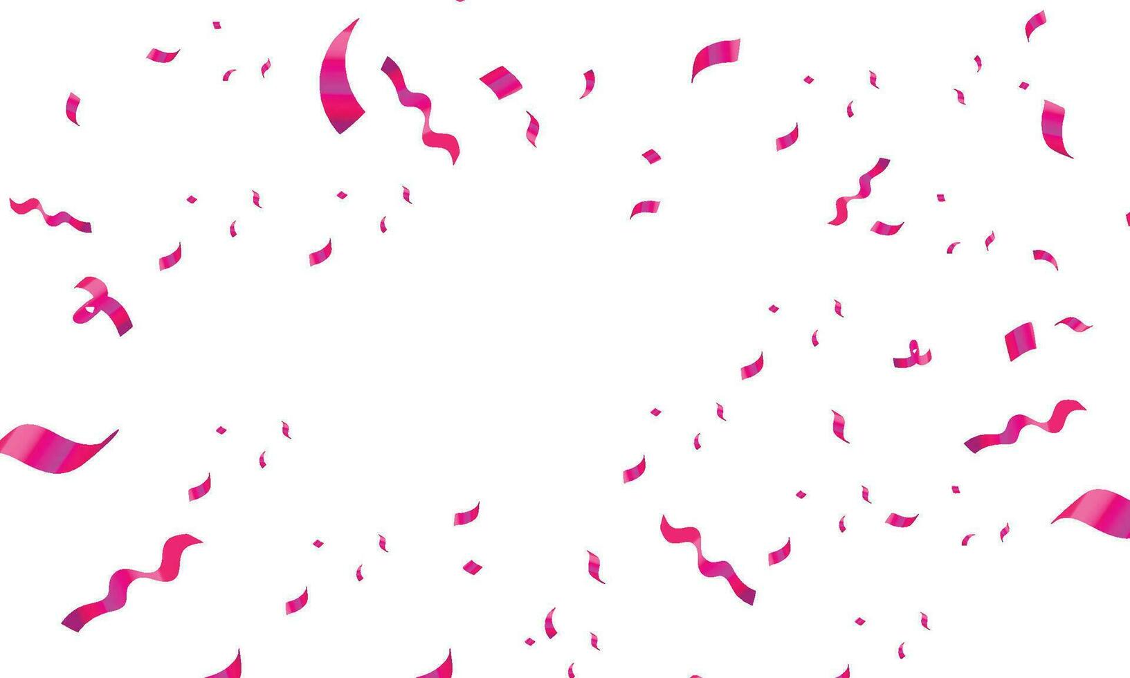 Vector realistic pink confetti background design