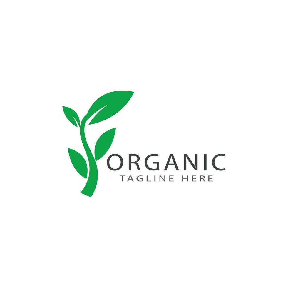 Leaf logo vector template element symbol design