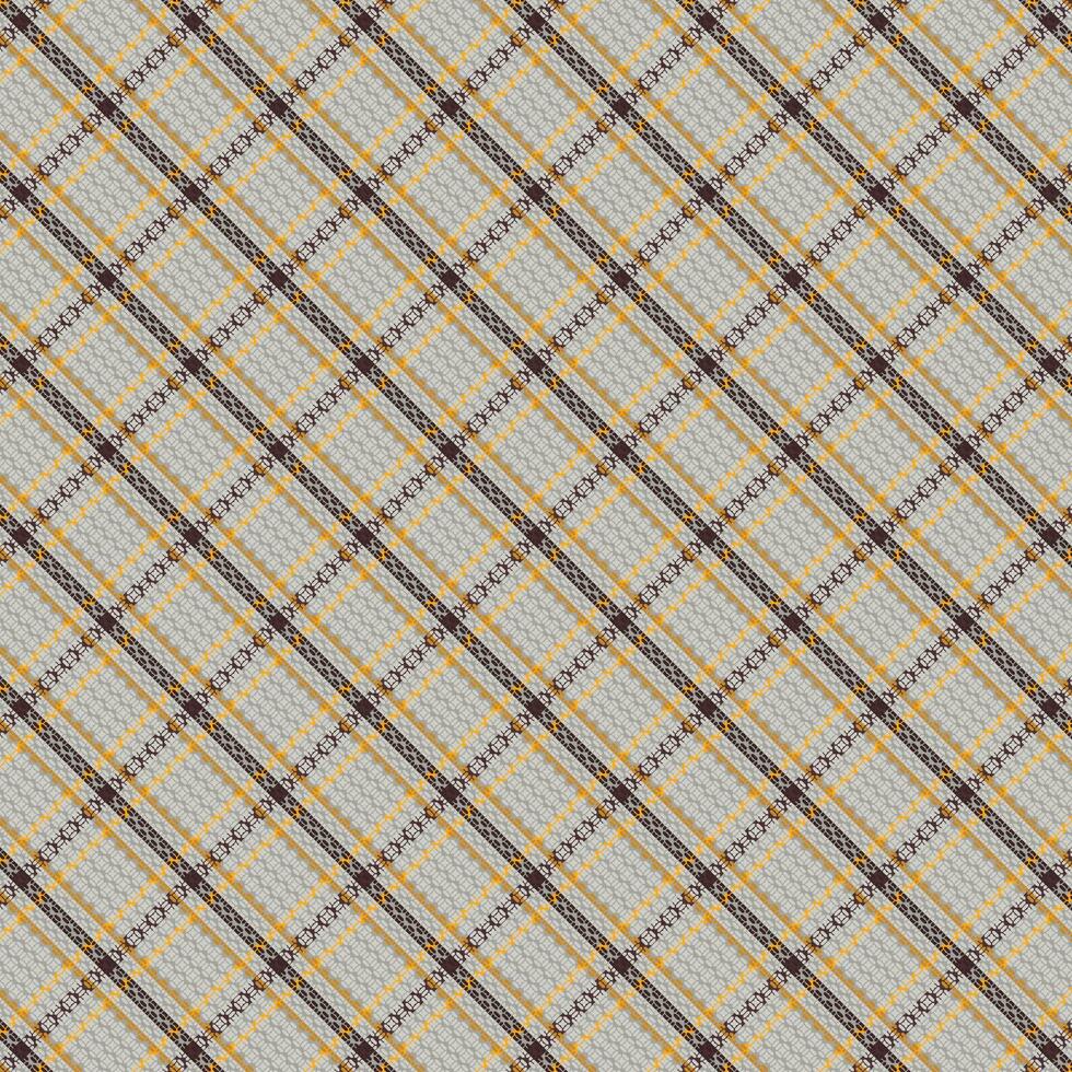 Tartan plaid pattern with texture and retro color. vector