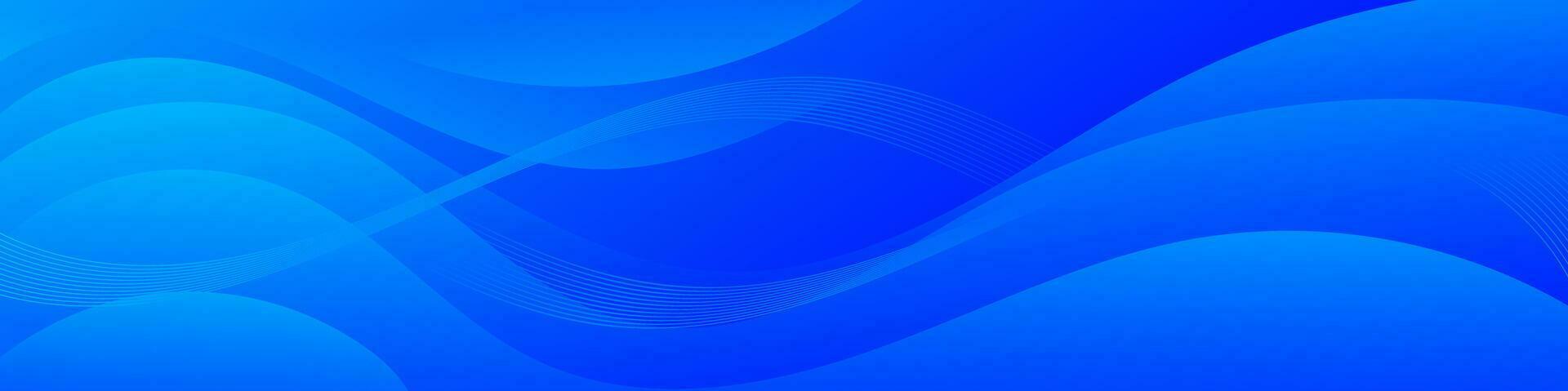 Abstract blue banner color with a unique wavy design. It is ideal for creating eye catching headers, promotional banners, and graphic elements with a modern and dynamic look. vector