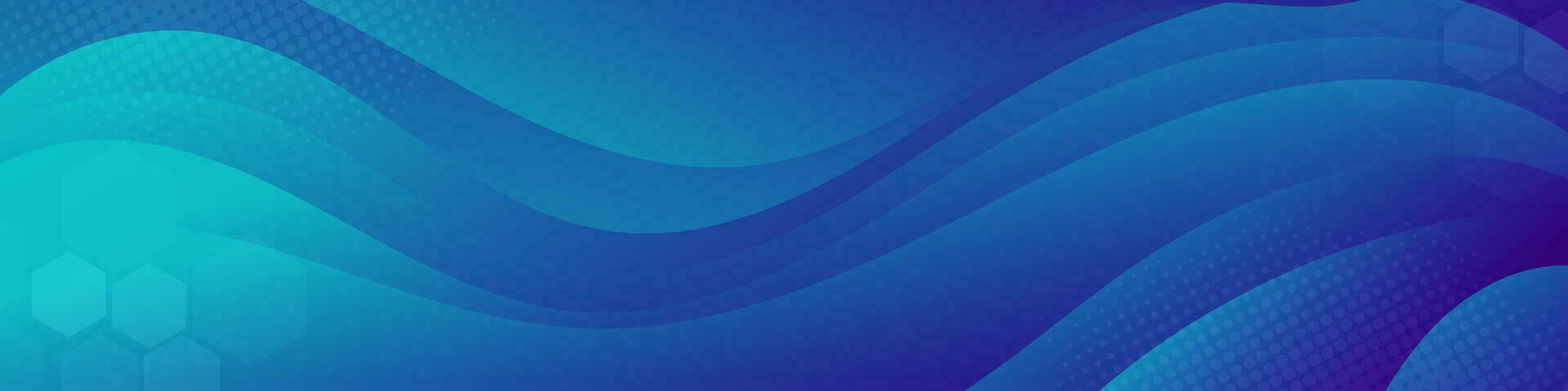 Abstract green blue banner color with a unique wavy design. It is ideal for creating eye catching headers, promotional banners, and graphic elements with a modern and dynamic look. vector