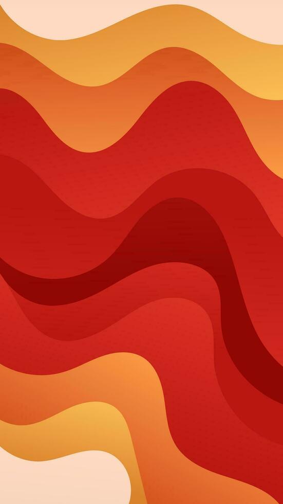 Abstract background red orange color with wavy lines and gradients is a versatile asset suitable for various design projects such as websites, presentations, print materials, social media posts vector