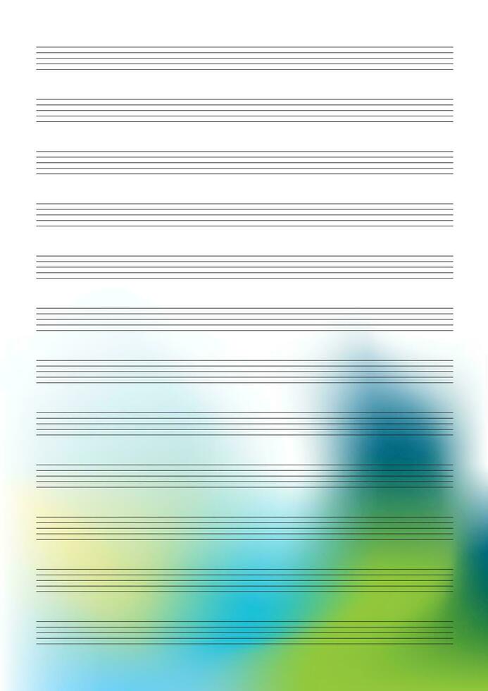 Melody note template. Colorful Abstract background. vector