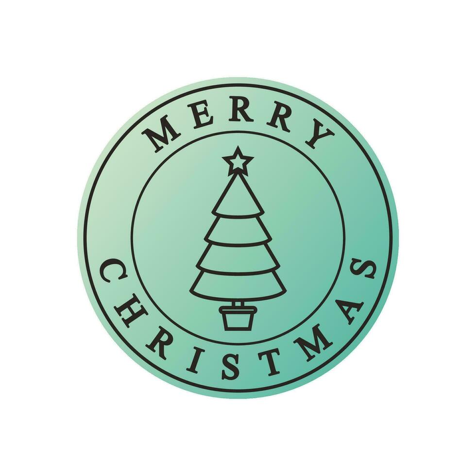 Christmas tree vector. Christmas tree on white background. free space for text. vector