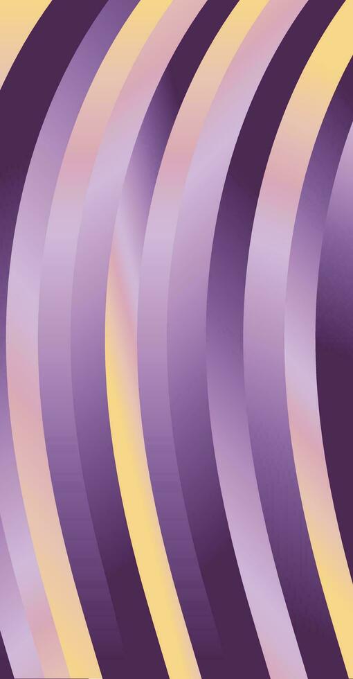 Purple bright gradient metal wave background template. Vector illustration