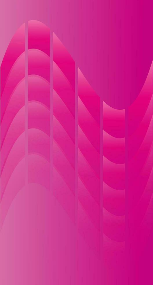 púrpura y rosado fucsia brillante degradado antecedentes ola modelo. vector ilustración