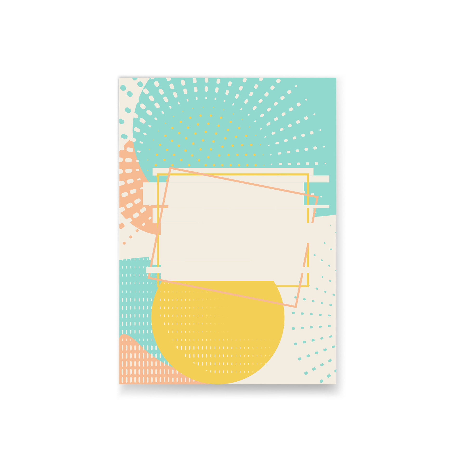 Abstract background with geometric shapes and place for text. Vector
