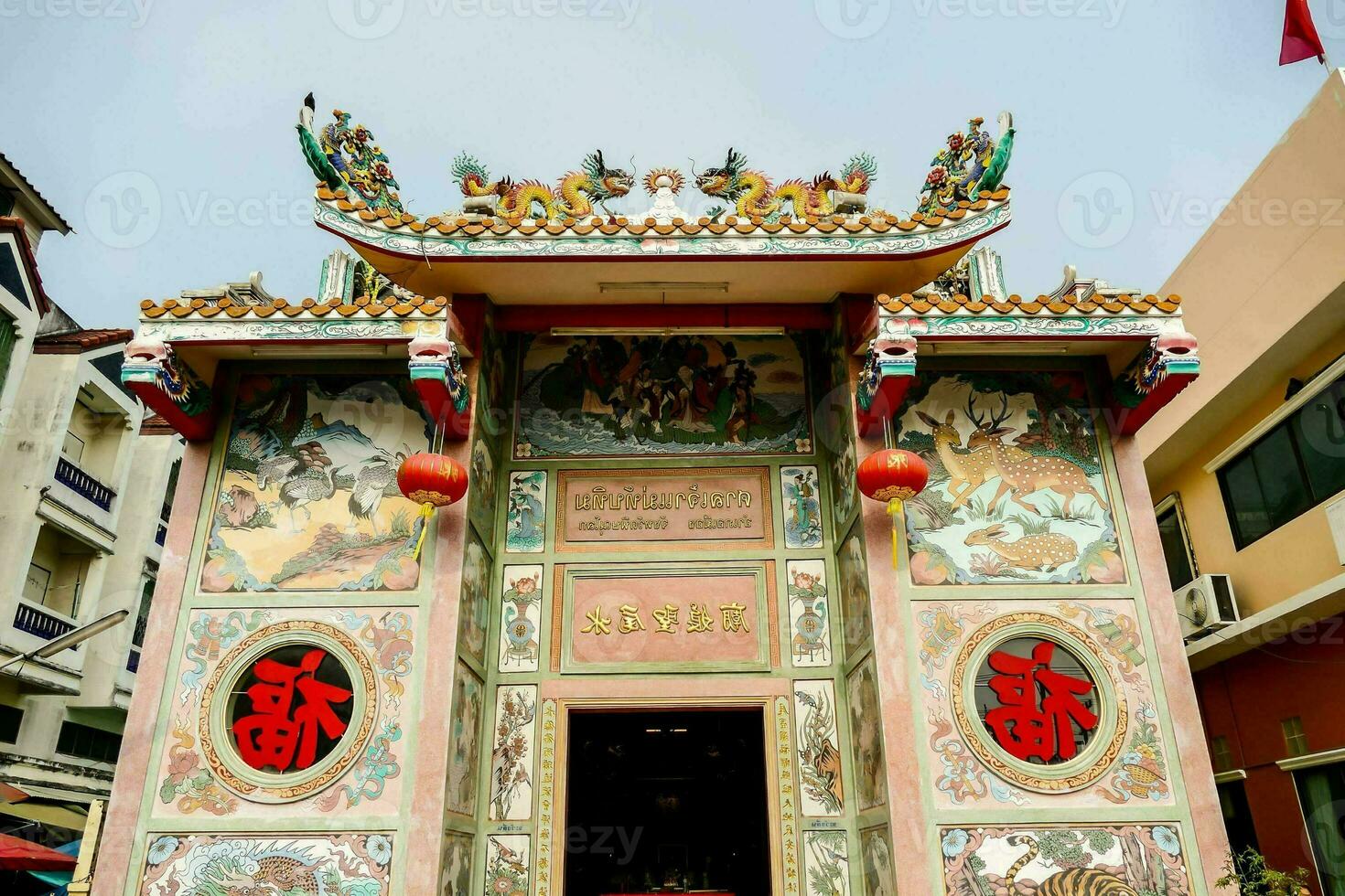 Asian sculpture view photo