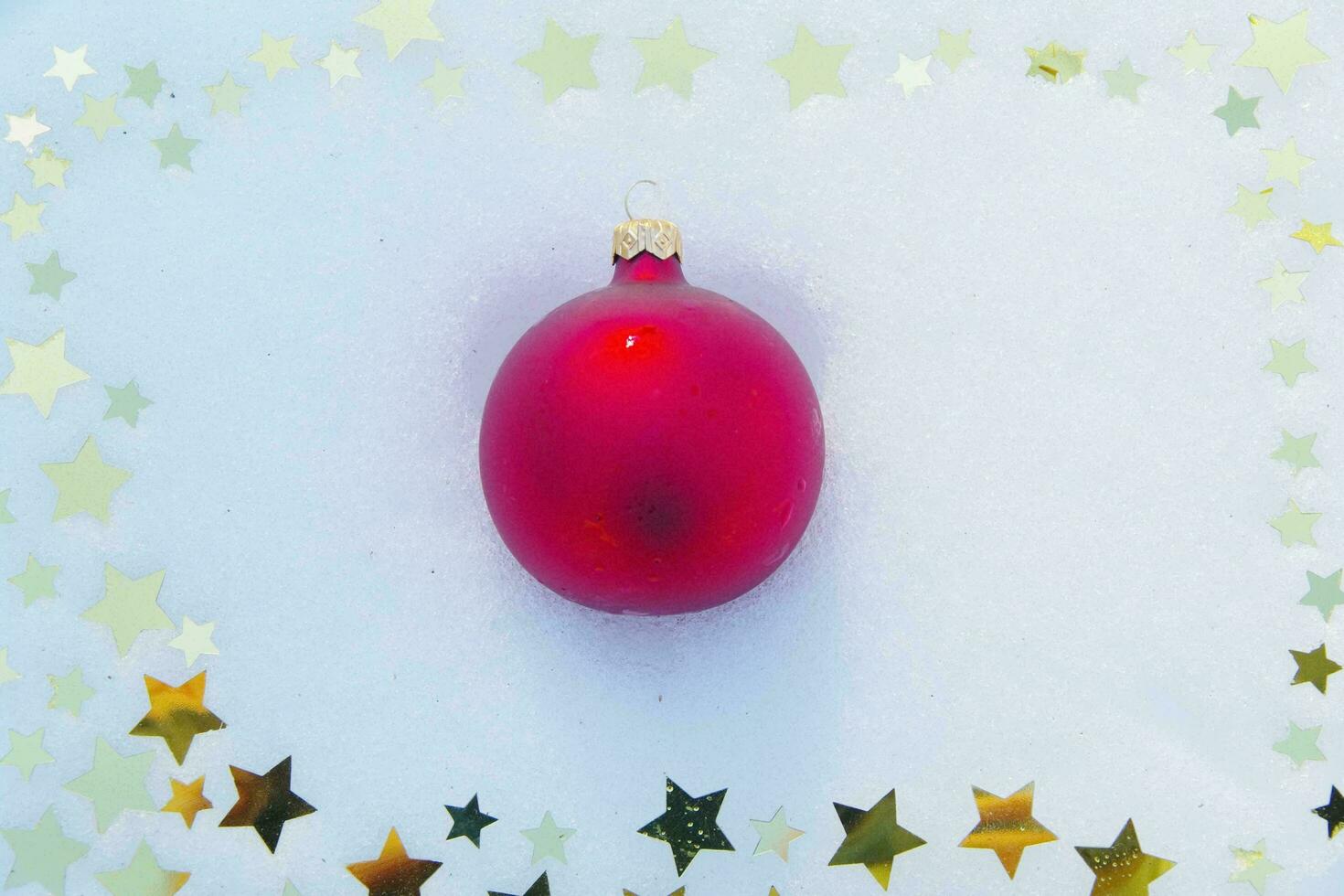 Beautiful Christmas Background, balls and glitter, Awesome decoration photo