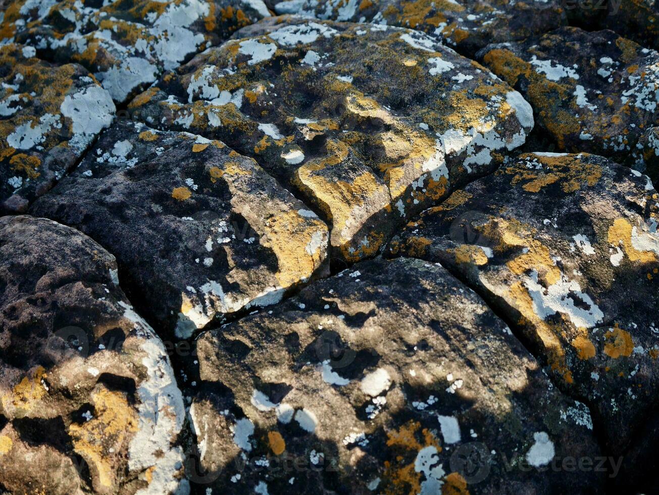 Texture of the natural sandstone cliff in the jungle, landscape of rock or sandstones, gravel sandstone patio floor, Texture of granite rock in Thailand photo