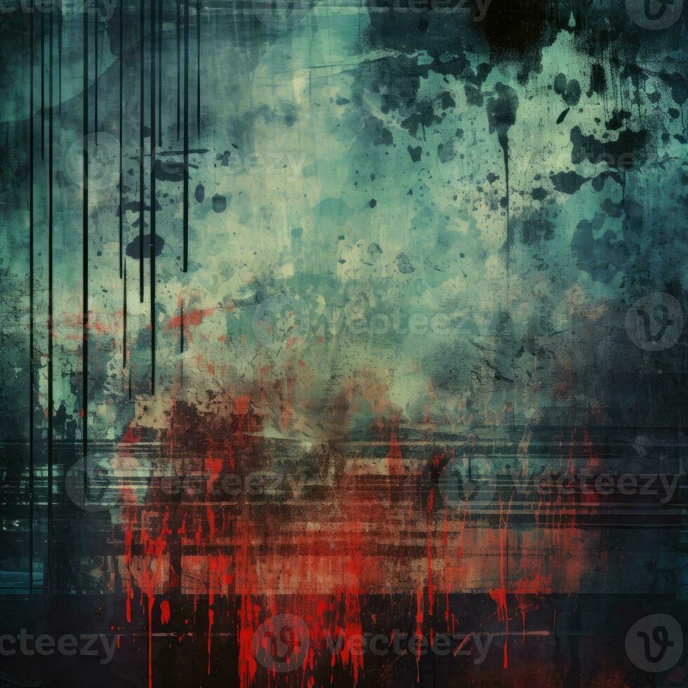 AI generated Grunge background with space for text or image. For art texture, grunge design, and vintage paper or border frame. Generative ai photo