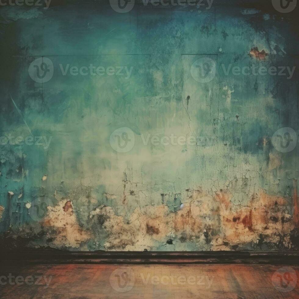 AI generated Grunge wall, highly detailed textured background with space for your projects. Generative ai. photo