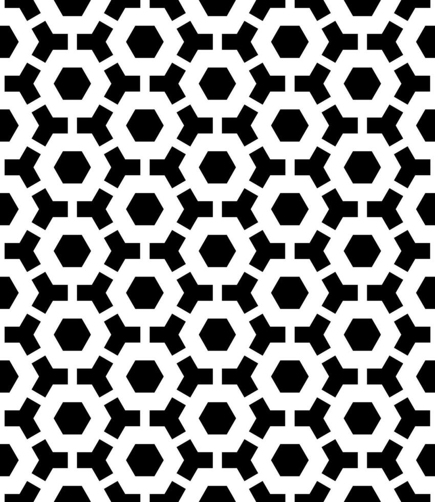 Black and white seamless abstract pattern. Background and backdrop. Grayscale ornamental design. vector