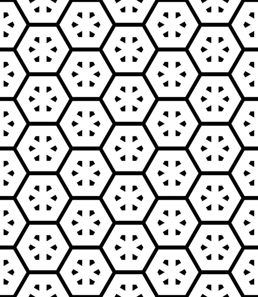 Black and white seamless abstract pattern. Background and backdrop. Grayscale ornamental design. vector