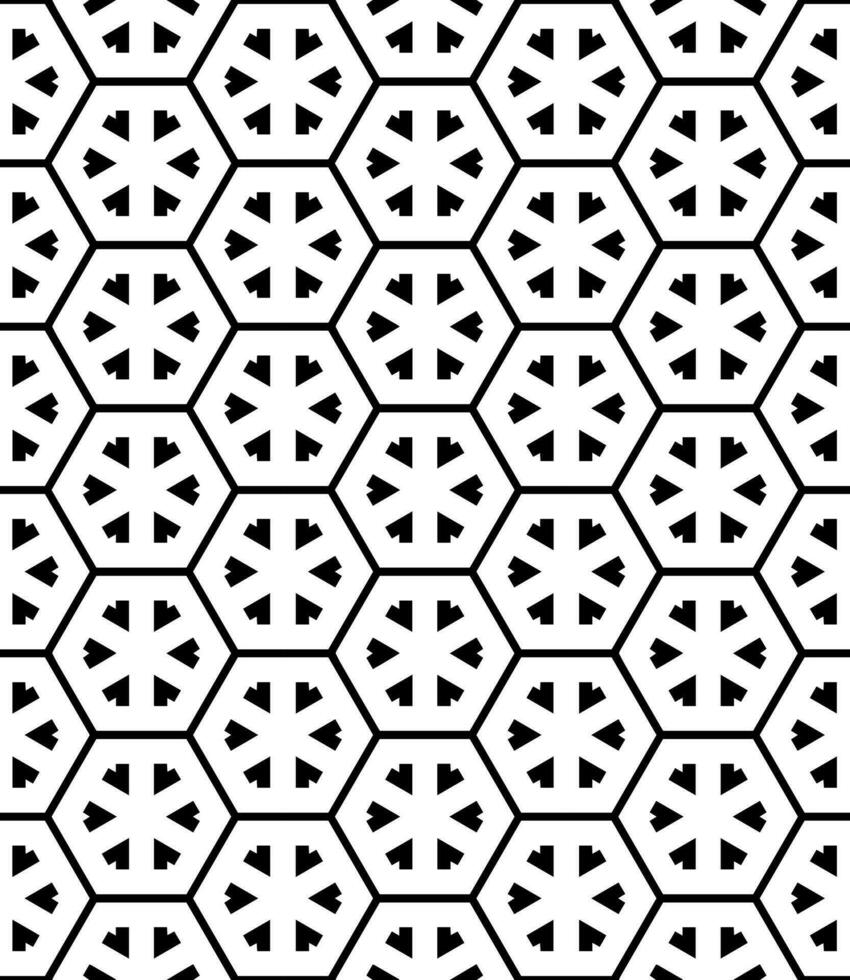 Black and white seamless abstract pattern. Background and backdrop. Grayscale ornamental design. vector