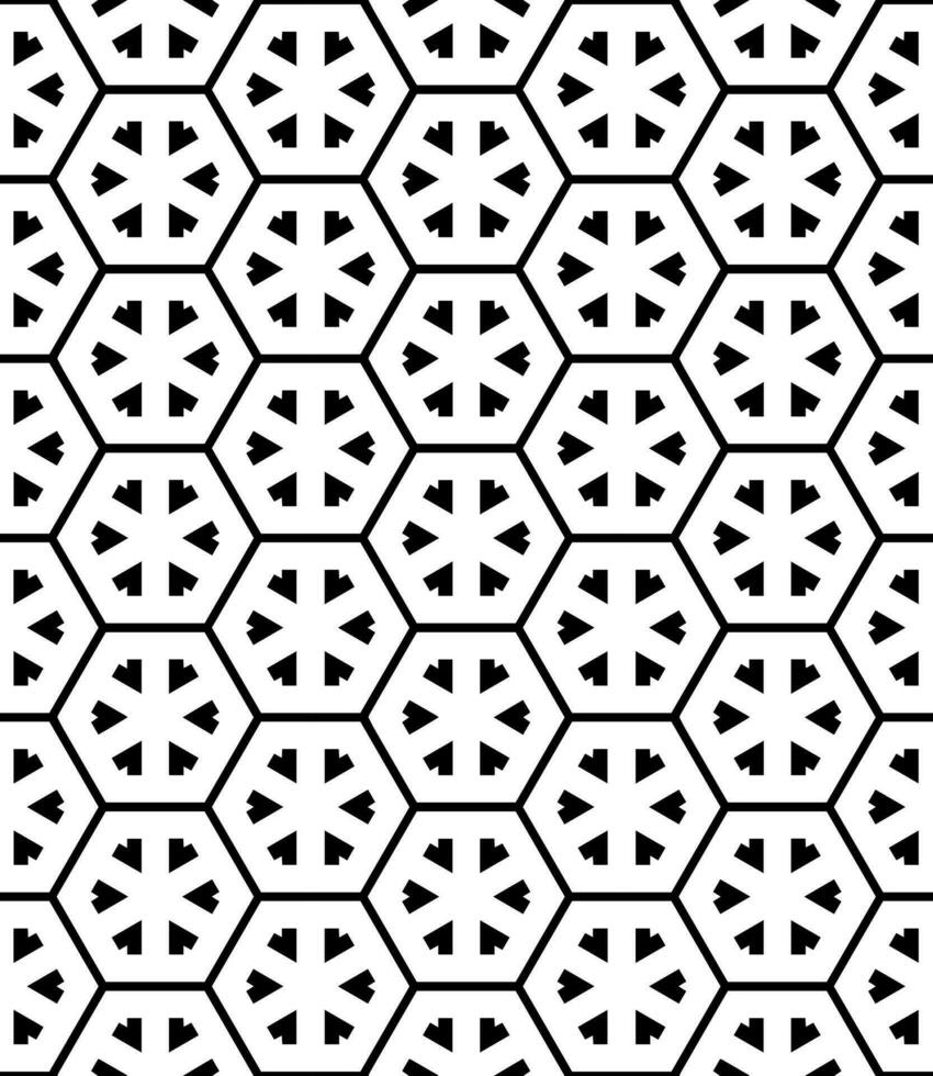 Black and white seamless abstract pattern. Background and backdrop. Grayscale ornamental design. vector