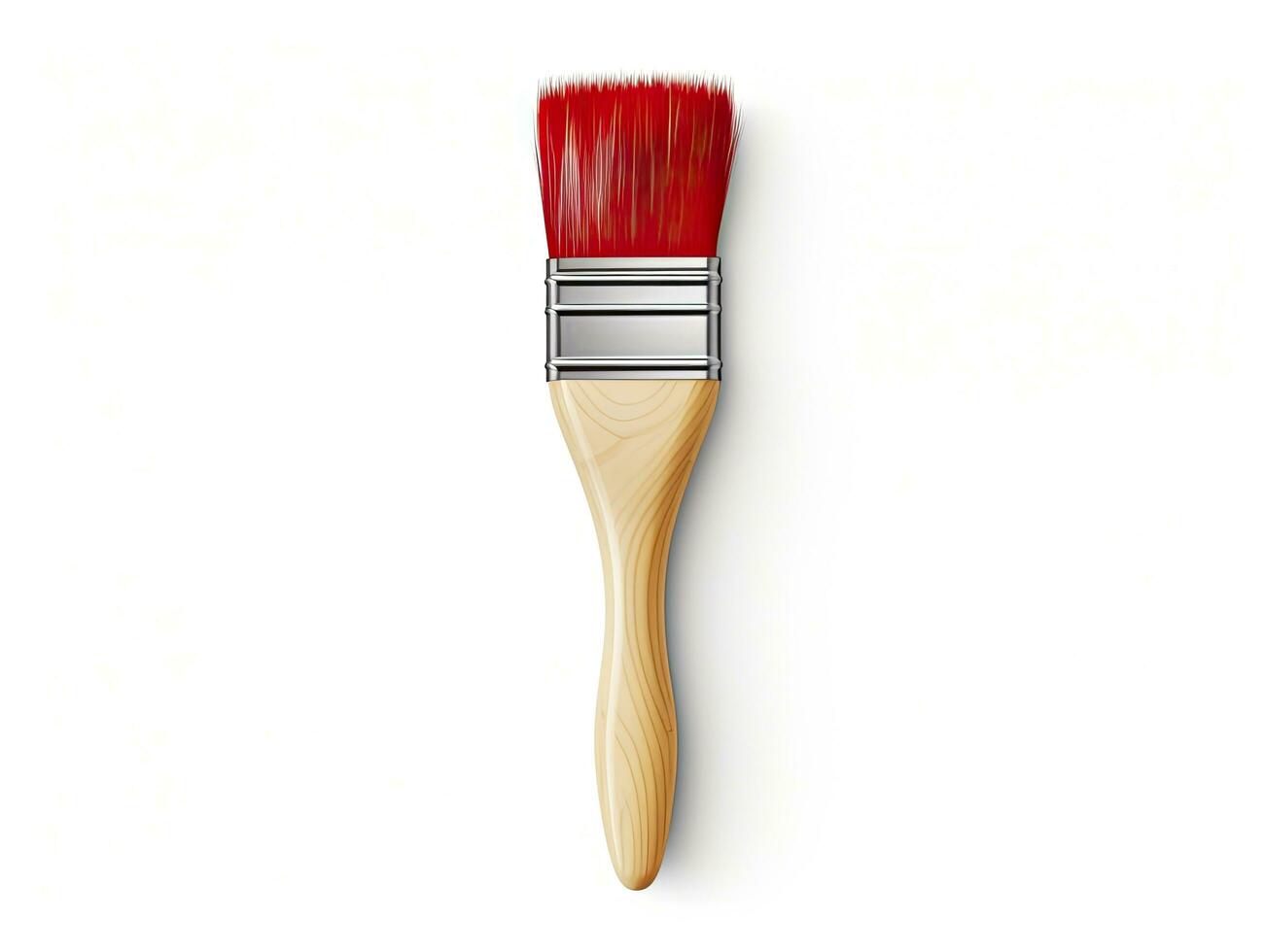 AI generated Paintbrush isolated white background. AI Generated photo