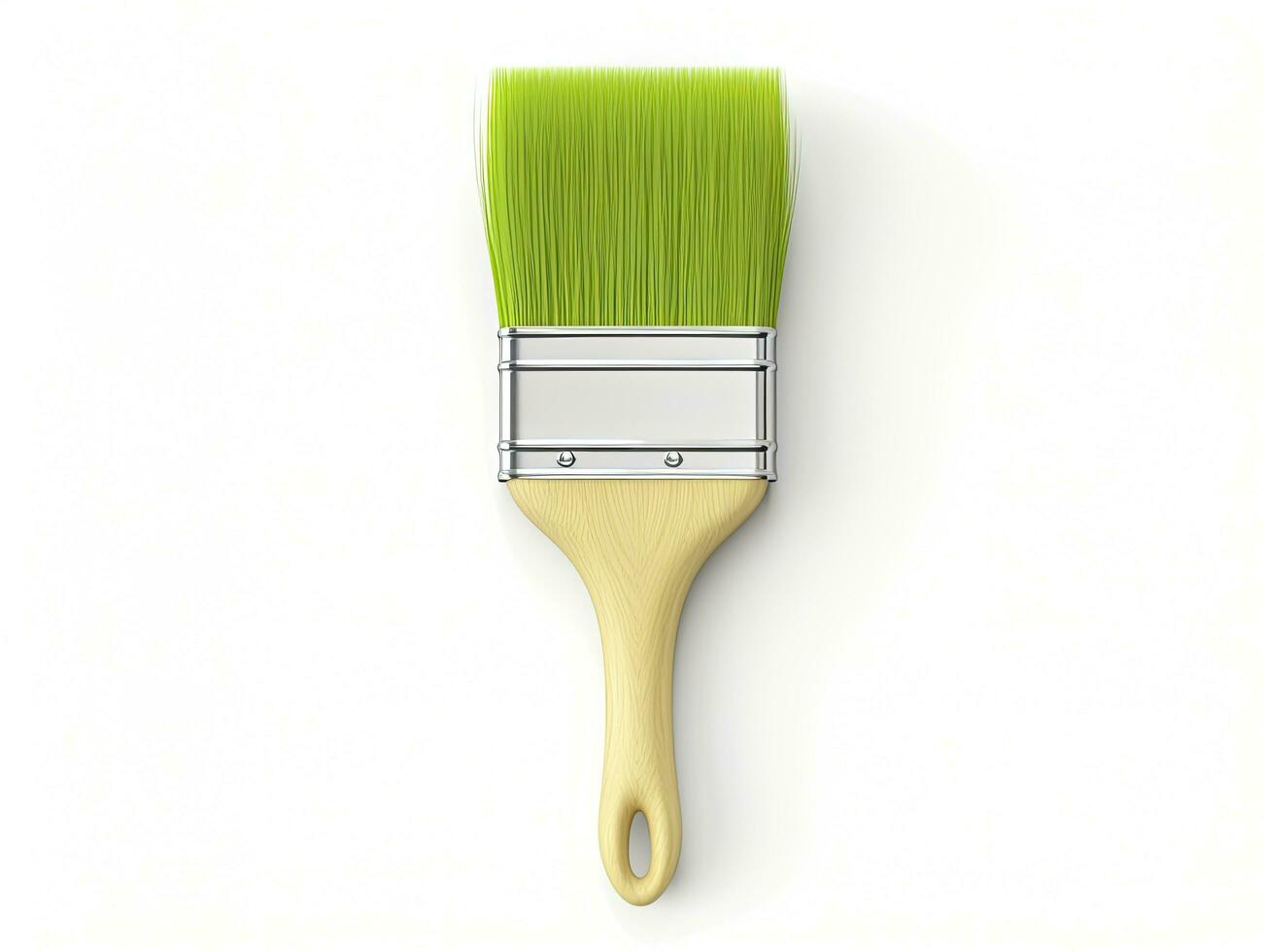 AI generated Paintbrush isolated white background. AI Generated photo