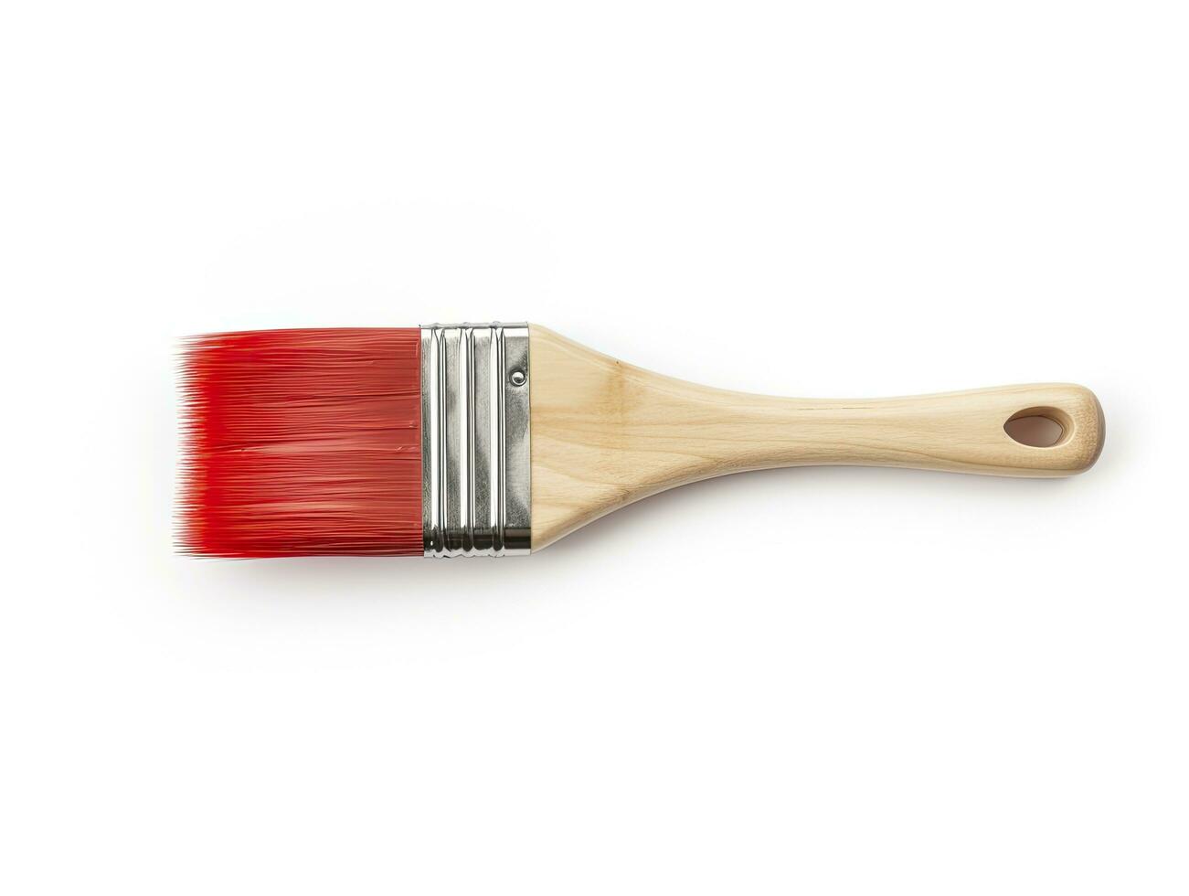 AI generated Paintbrush isolated white background. AI Generated photo