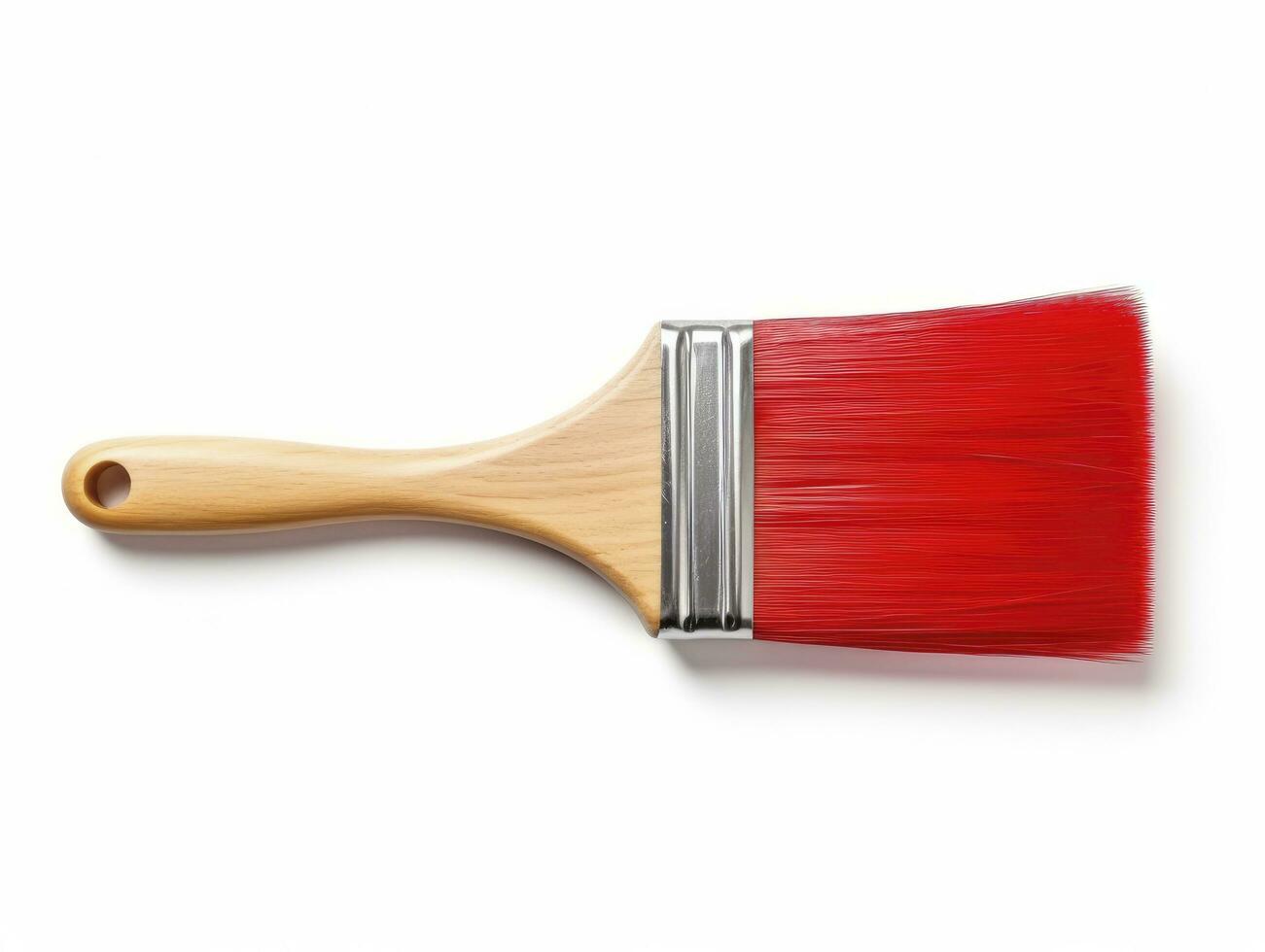 AI generated Paintbrush isolated white background. AI Generated photo