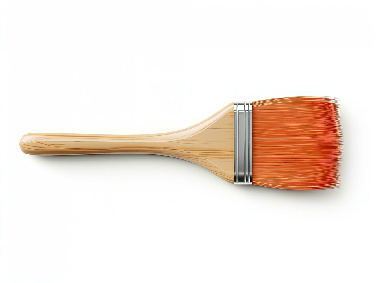 AI generated Paintbrush isolated white background. AI Generated photo