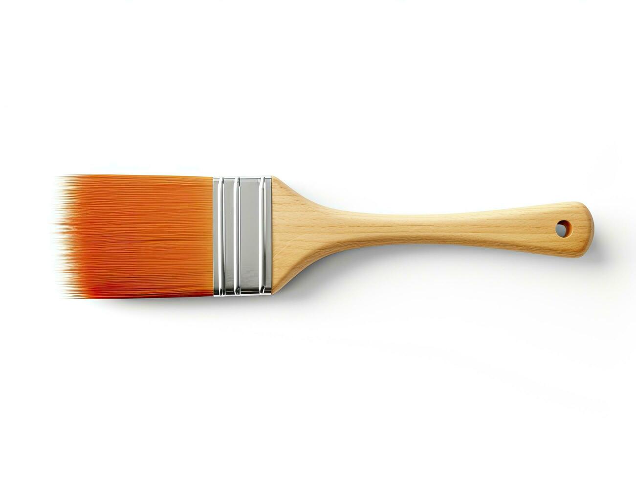 AI generated Paintbrush isolated white background. AI Generated photo