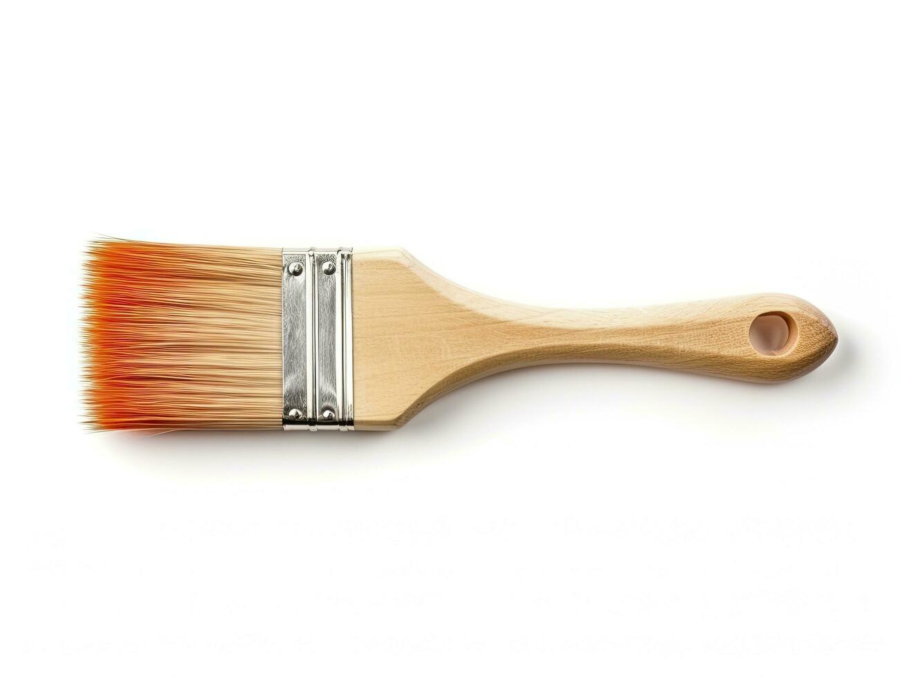 AI generated Paintbrush isolated white background. AI Generated photo