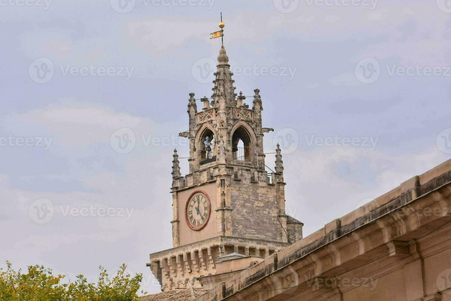 the clock tower of the university of madrid photo