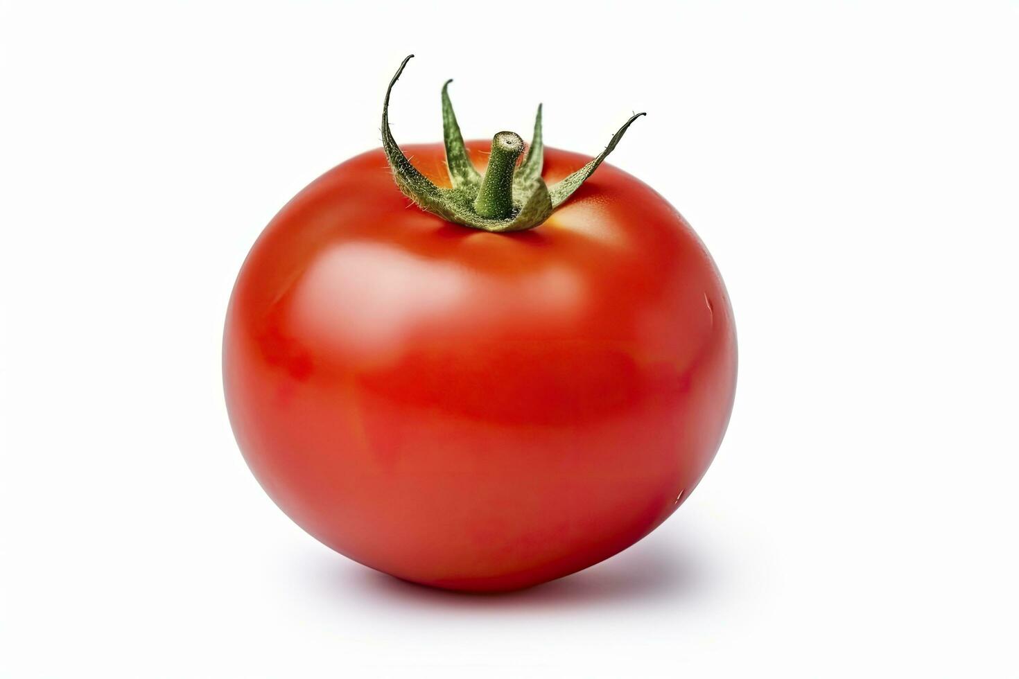 AI generated Tomato isolated on white background. AI Generated photo