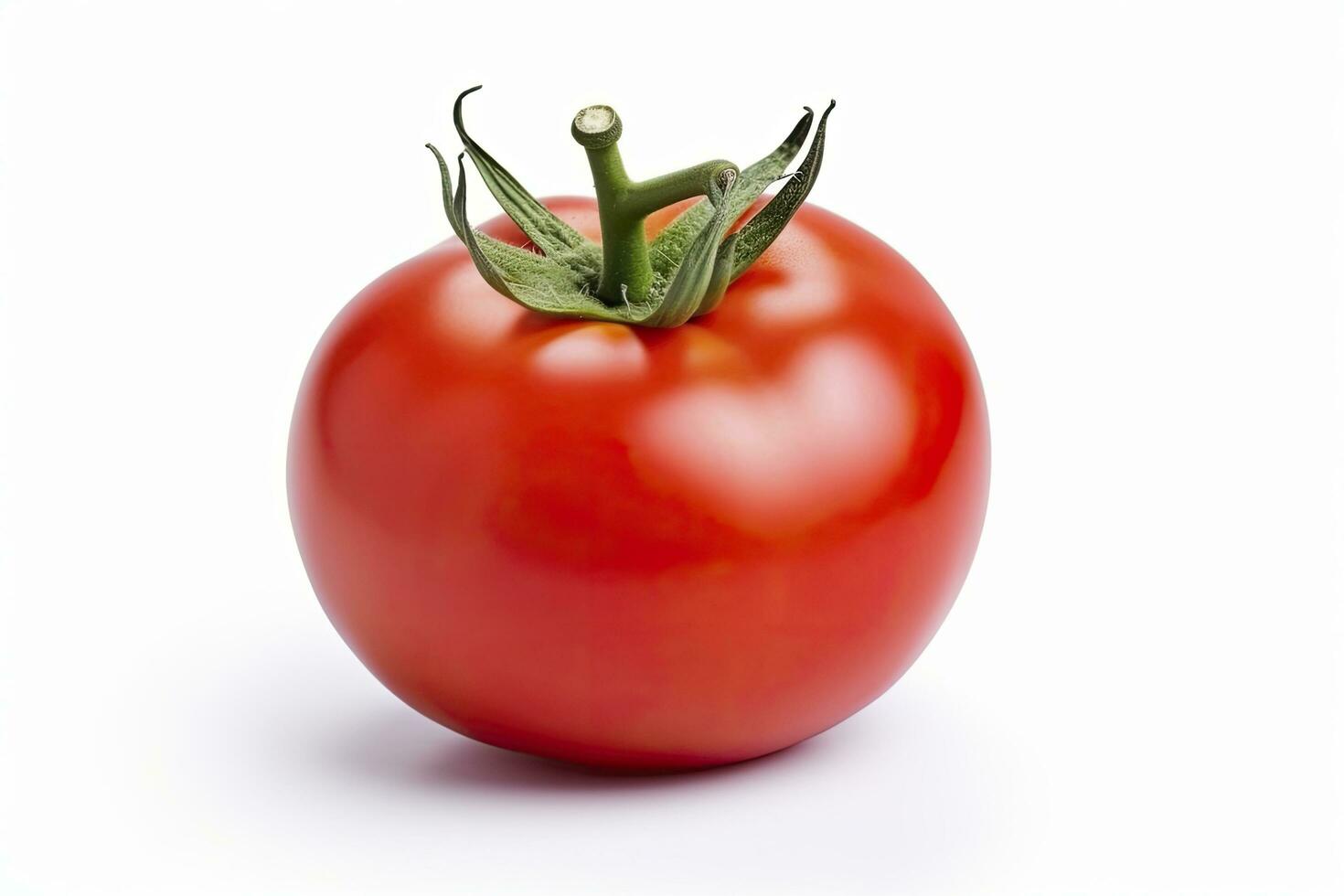 ai generado tomate aislado en blanco antecedentes. ai generado foto