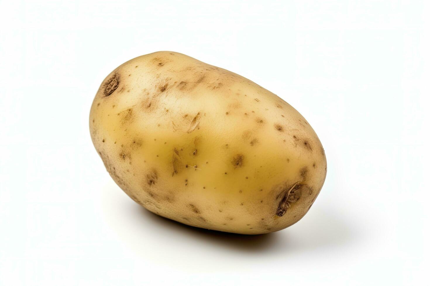 AI generated Potato isolated on white background. AI Generated photo