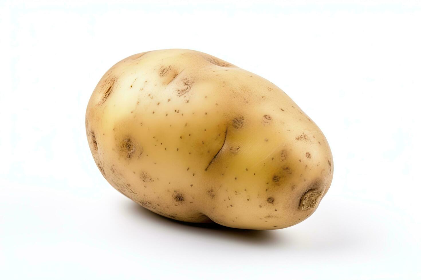 AI generated Potato isolated on white background. AI Generated photo