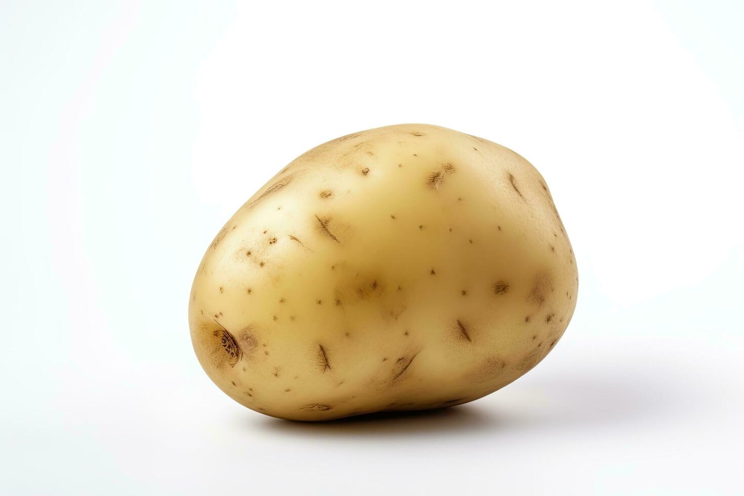 AI generated Potato isolated on white background. AI Generated photo