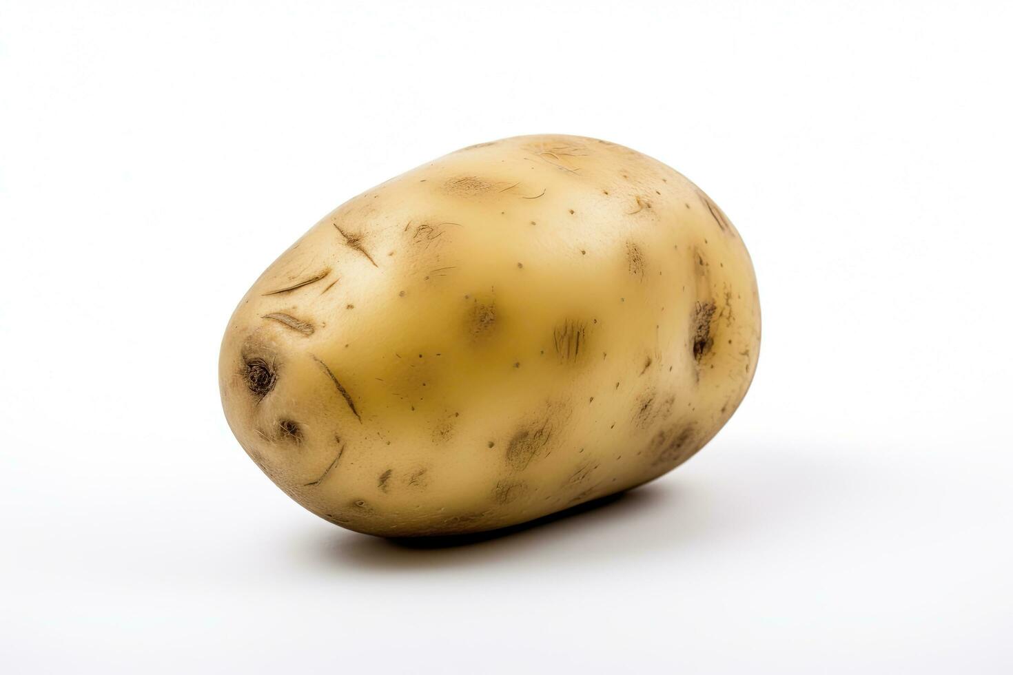 AI generated Potato isolated on white background. AI Generated photo