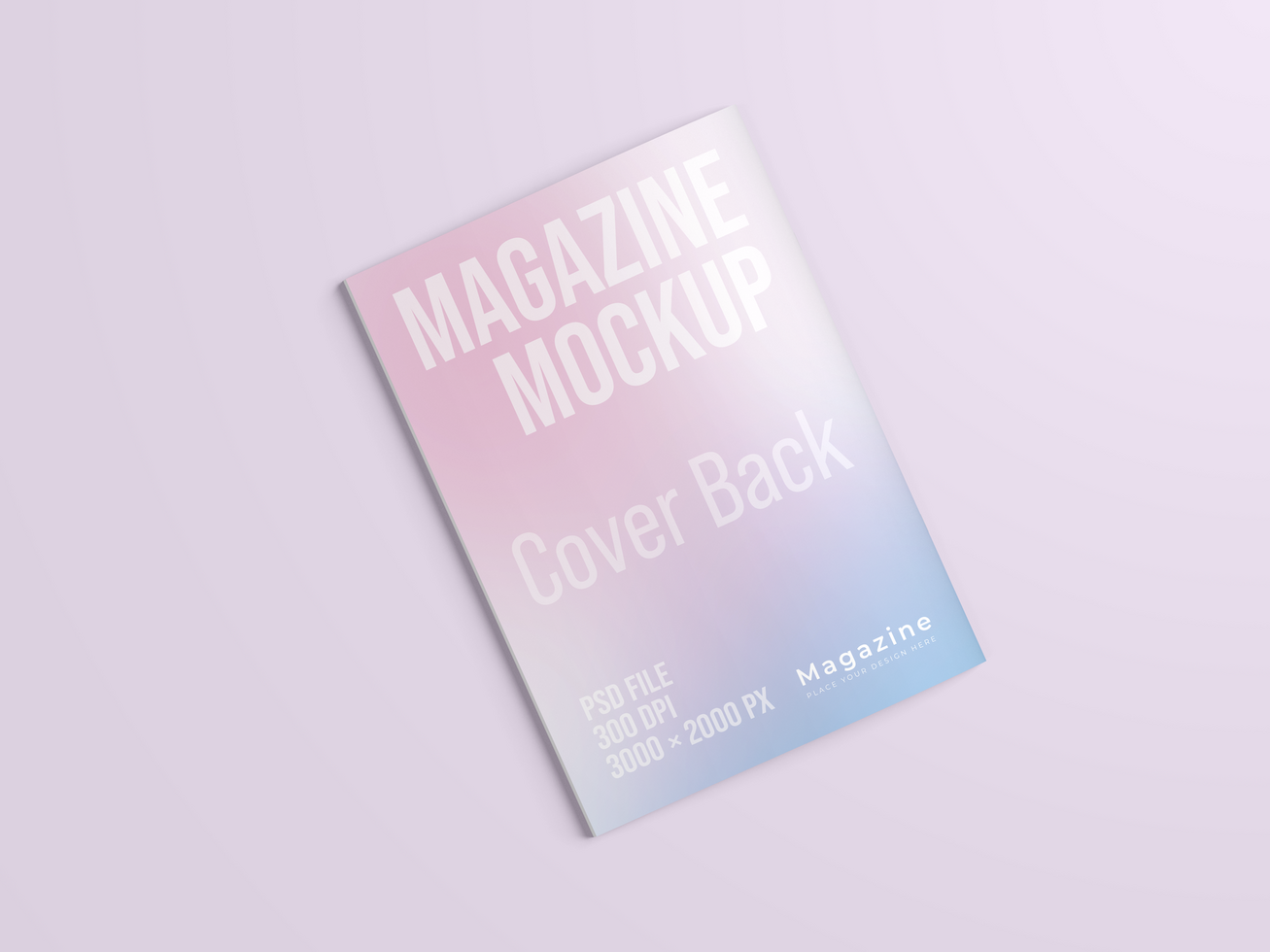 Magazine mockup PSD