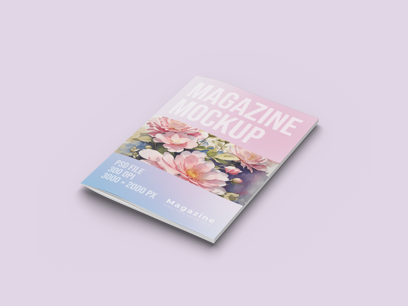 Magazine mockup PSD