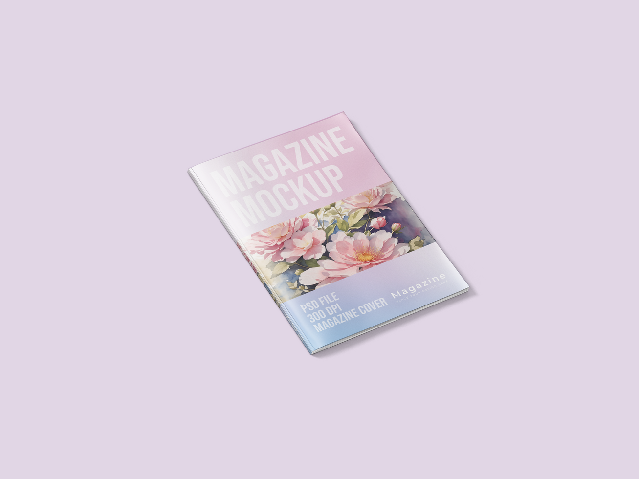 Magazine mockup PSD