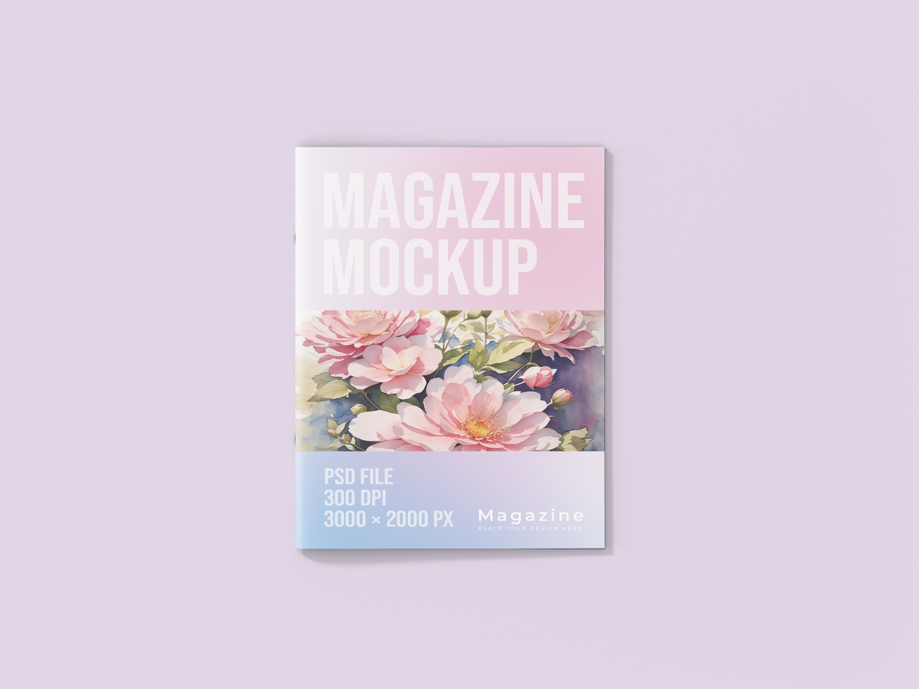 Magazine mockup PSD