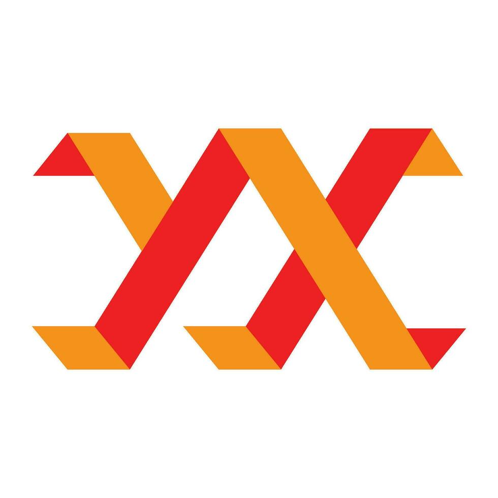 letter yx logo vector