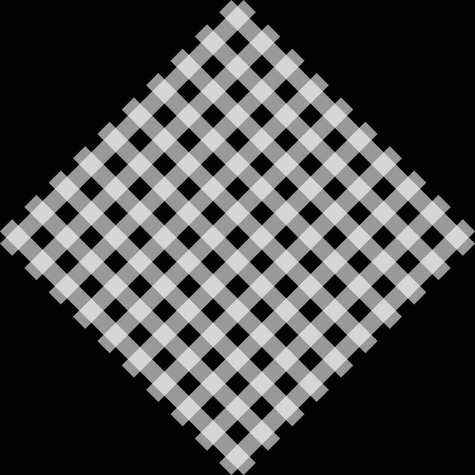 Textile fabric check pattern vector