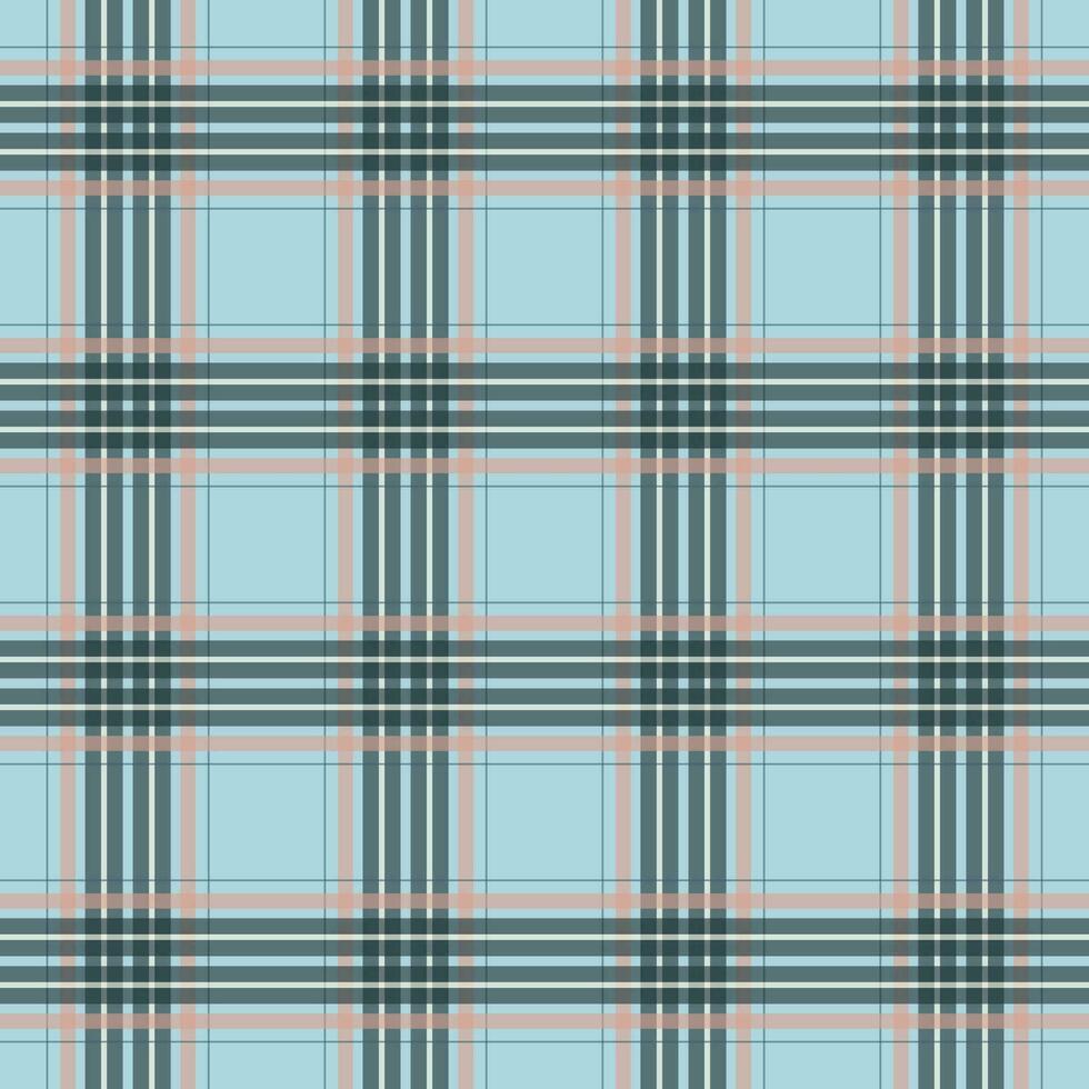 Textile fabric check pattern vector