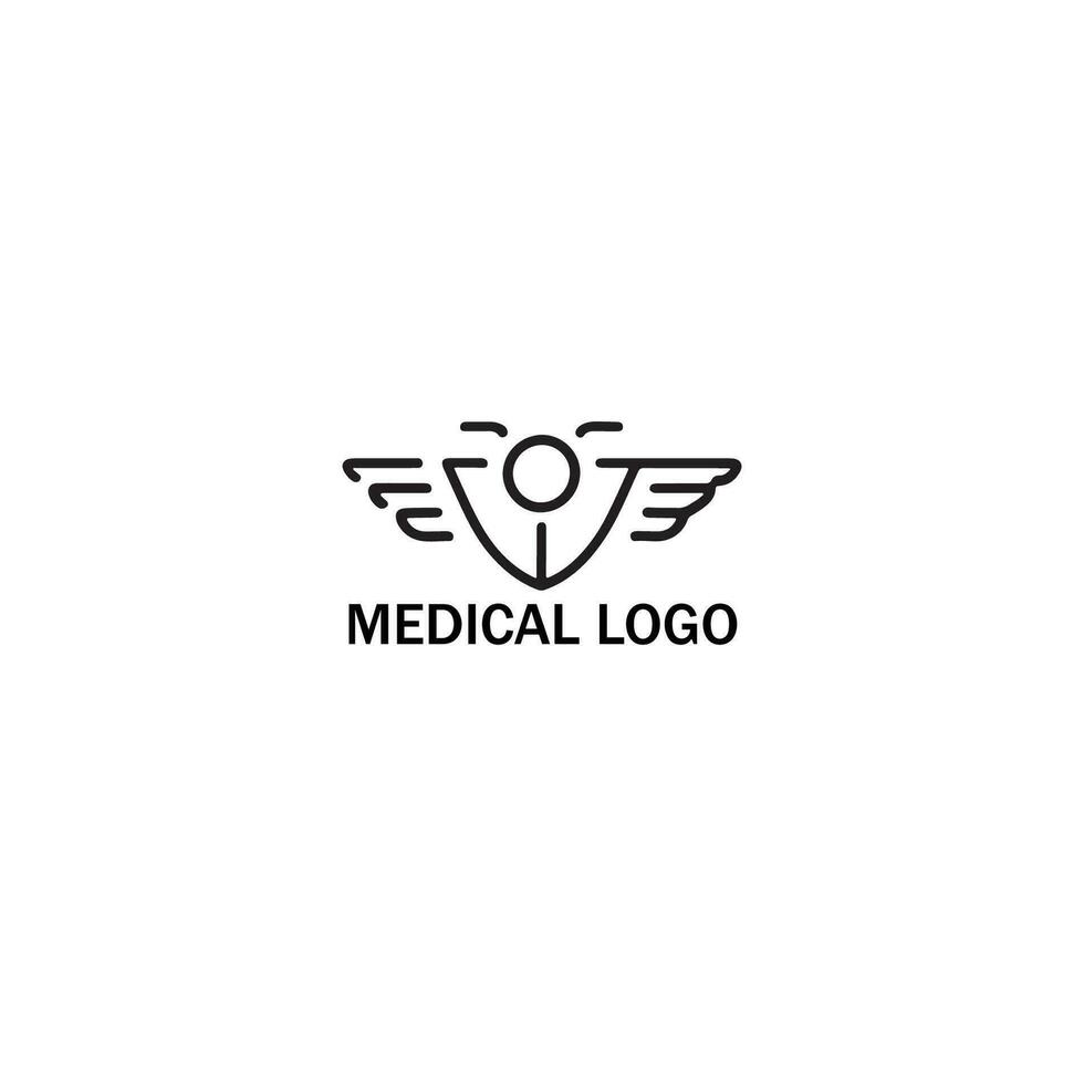 Vector of medical logo template