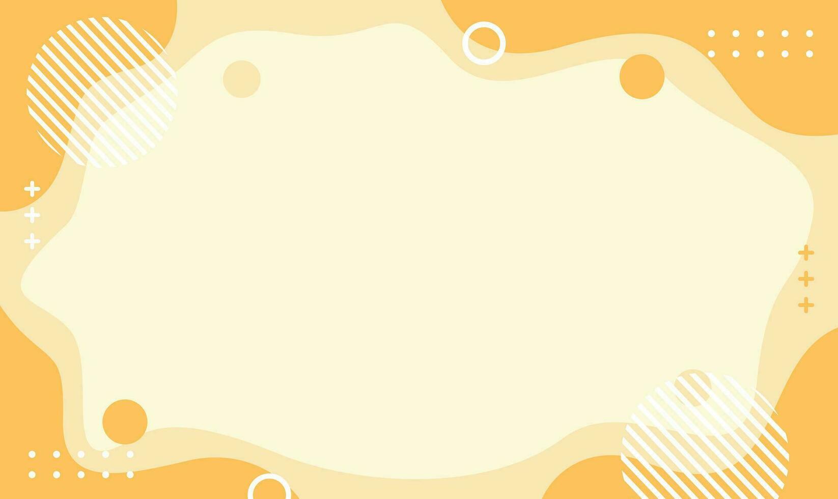 Abstract vector background with orange wavy and geometric shapes, Suitable for covers, posters, templates, banners and others
