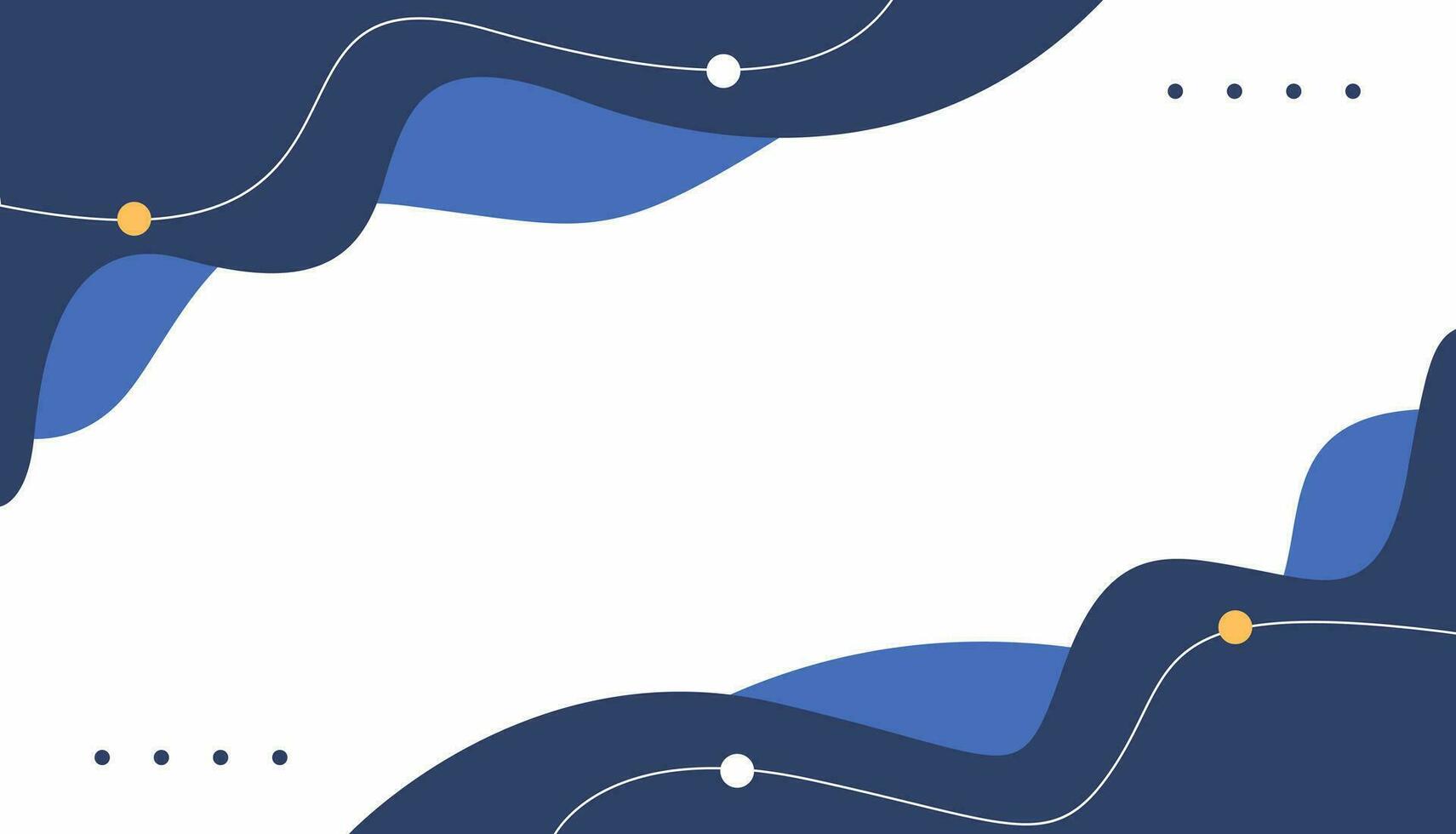 abstract vector blue and white background with a wavy shape and line