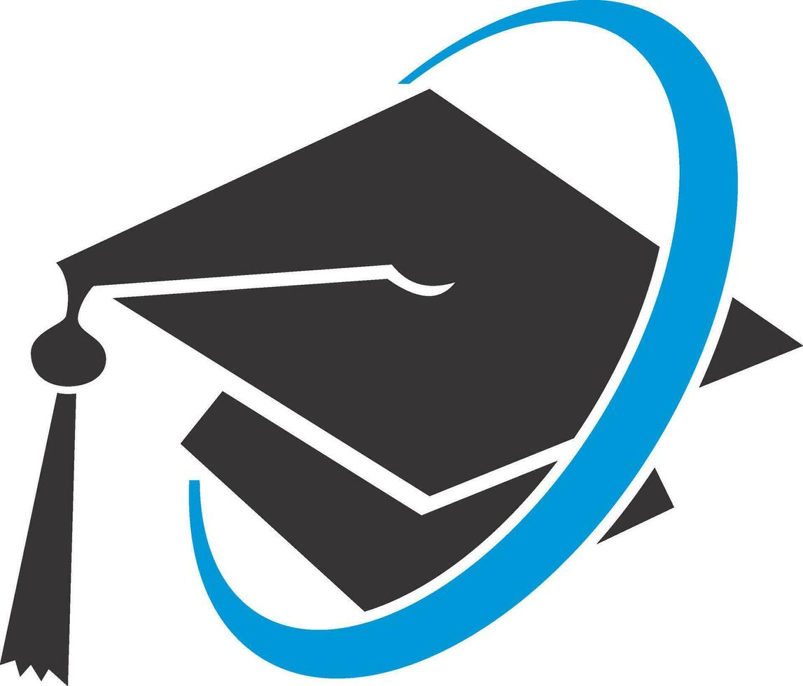 academy graduation hat vector
