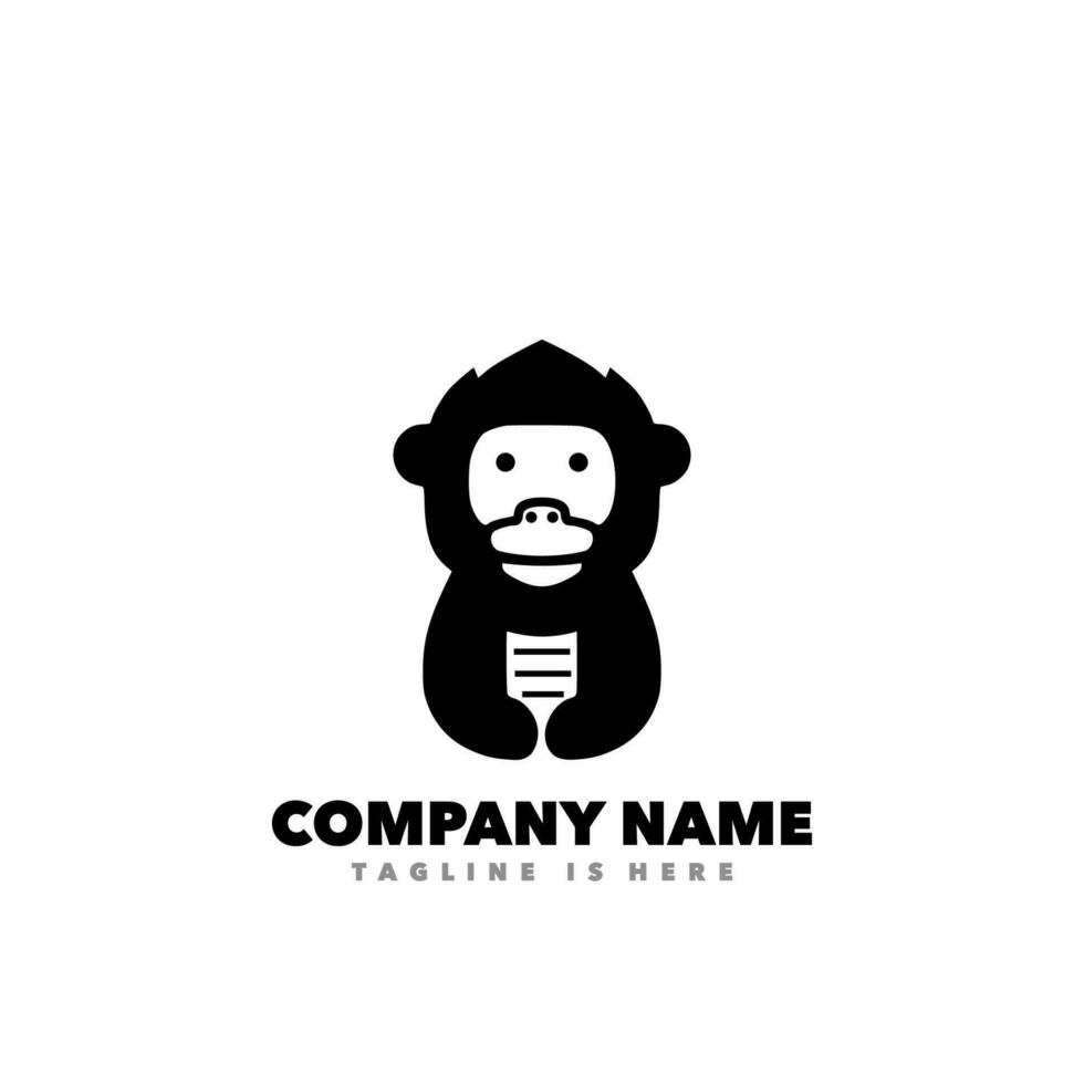 papel mono logo vector