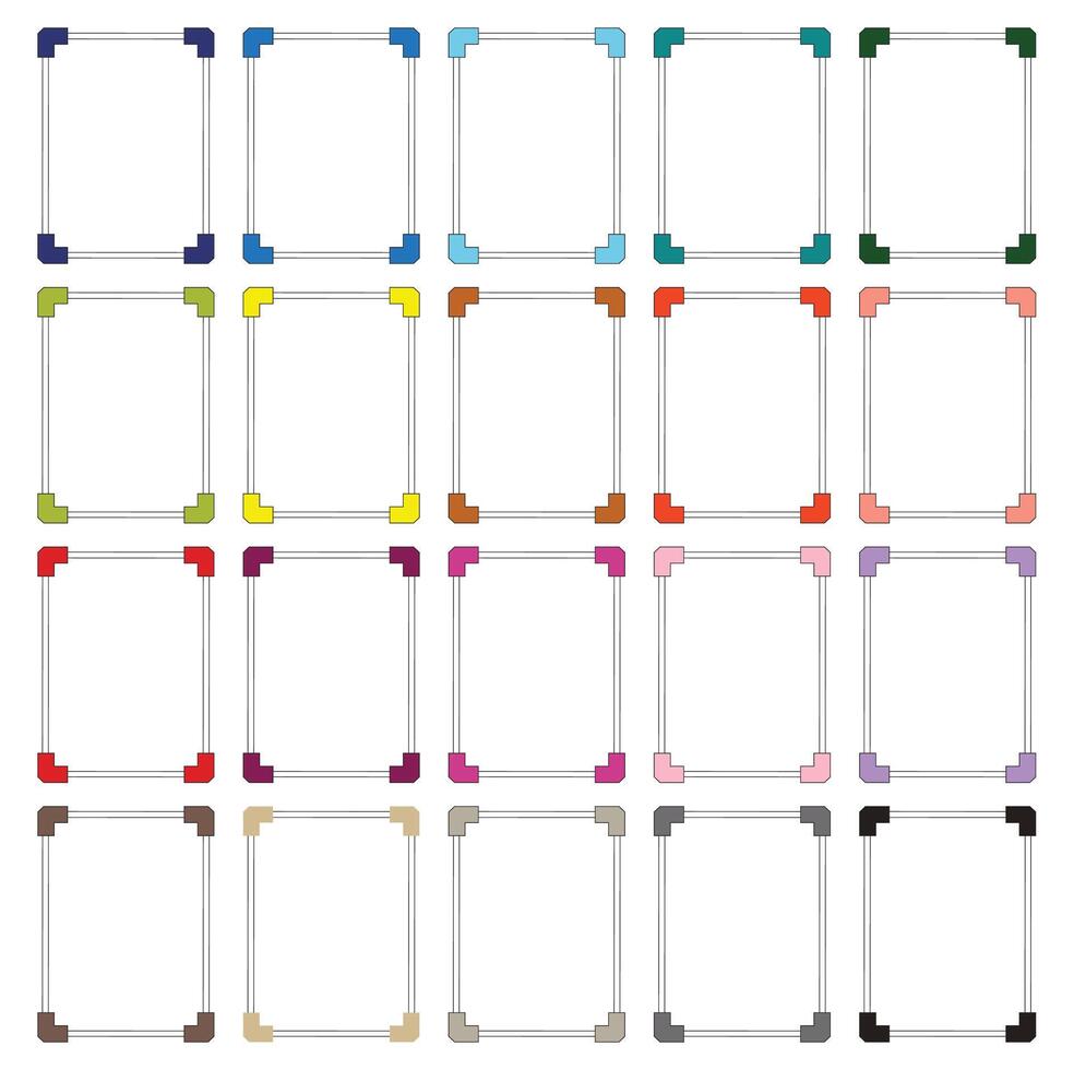 Page Border Clip Art Set vector