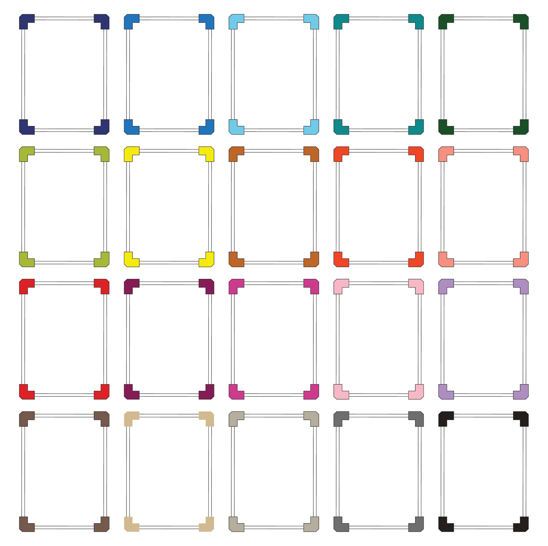 Page Border Clip Art Set 35299005 Vector Art at Vecteezy
